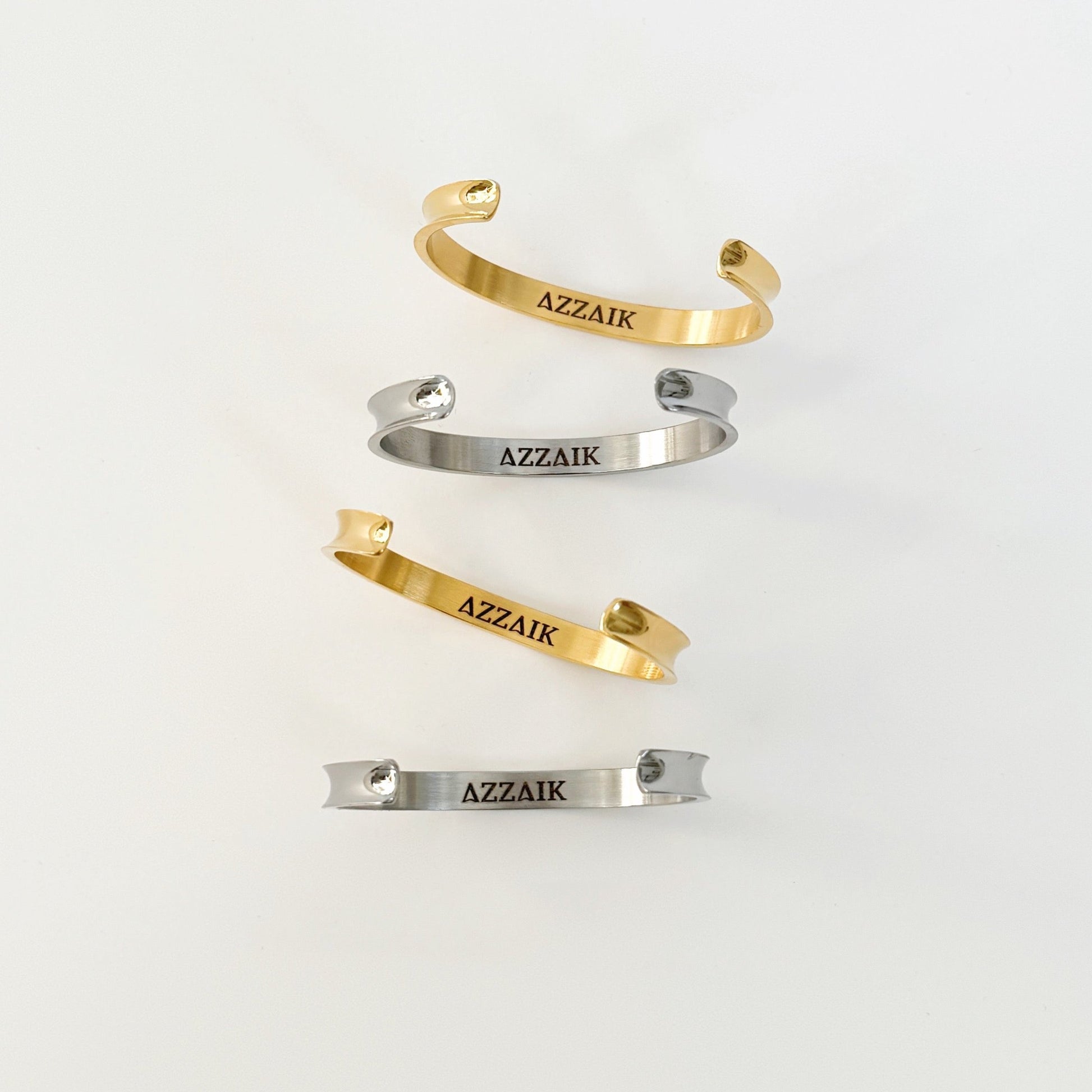 Azzaik Personalized Signature Hair Tie Holder Cuff