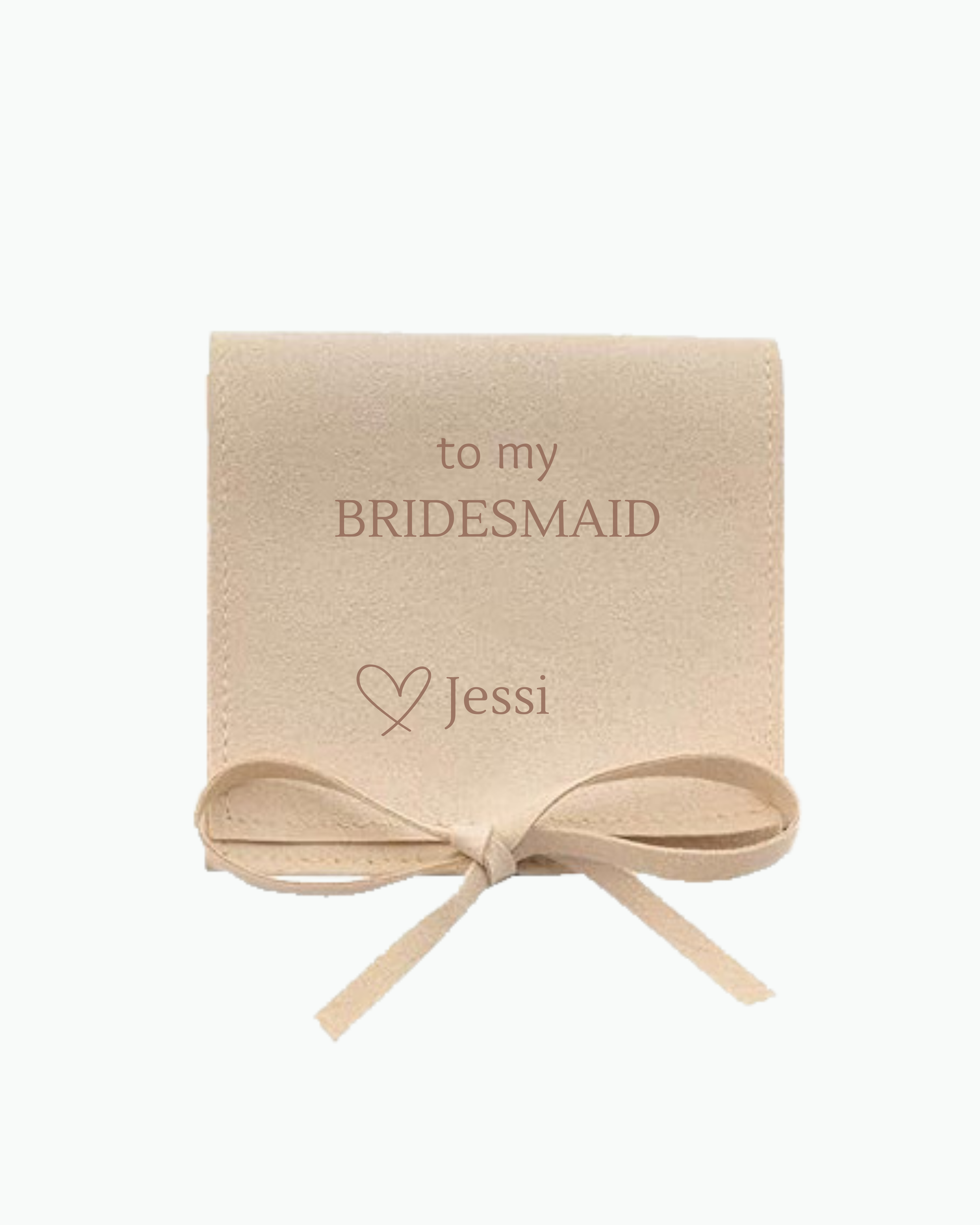 Alma jewelry pouch Beige- Azzaik.com