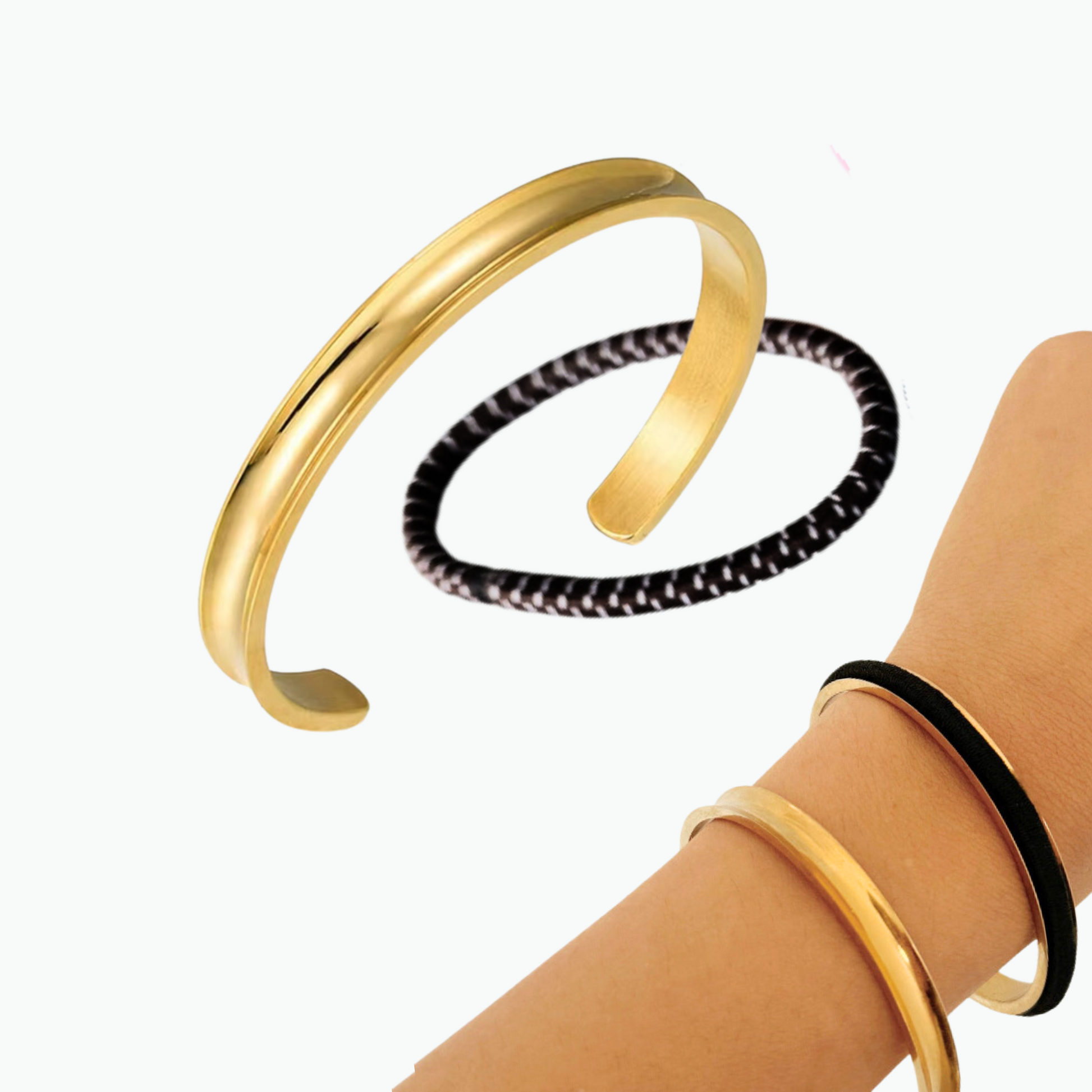Azzaik Personalized Signature Hair Tie Holder Cuff