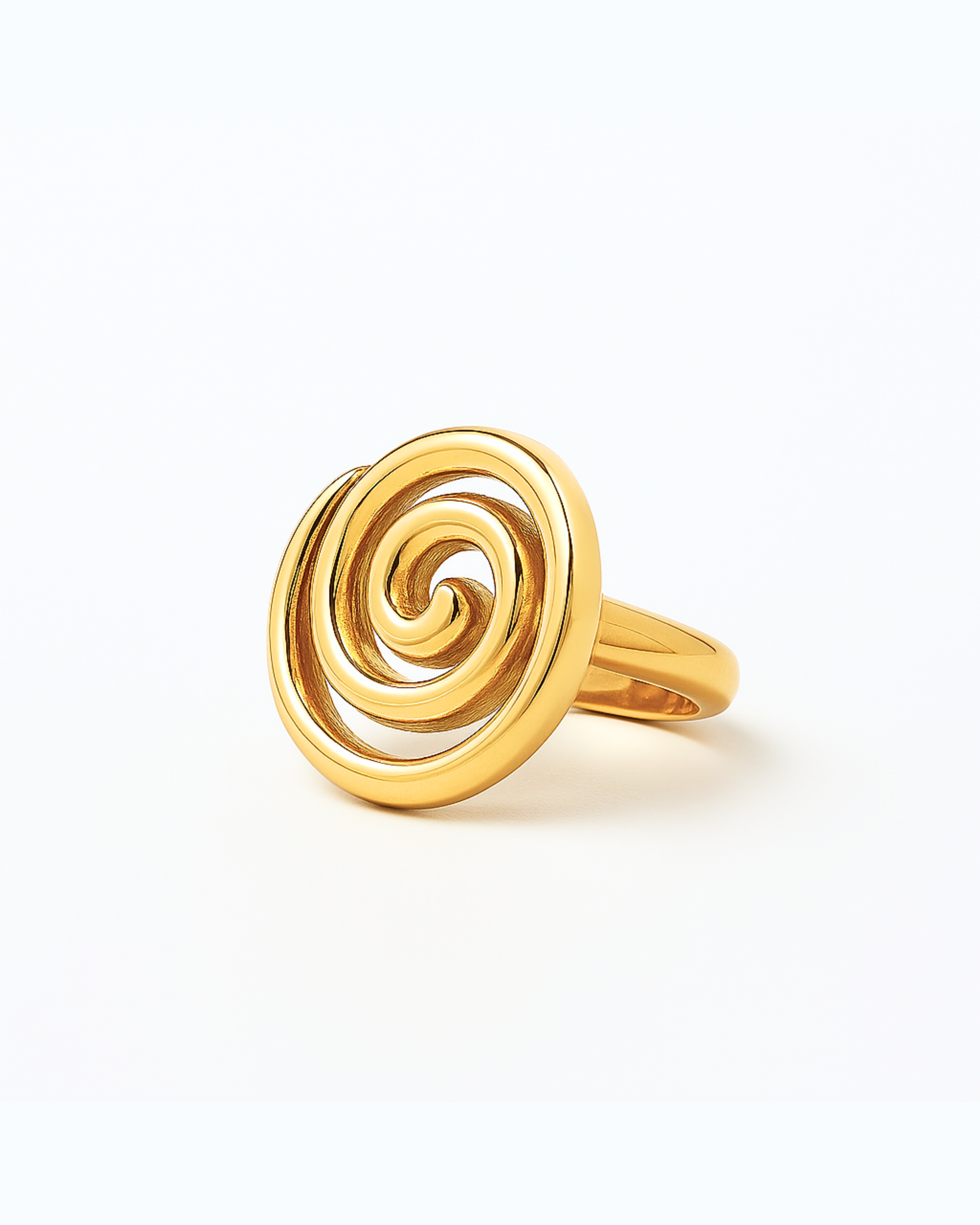 Emalee Ring Spiral Me 18k Gold Plated Stainless Steel