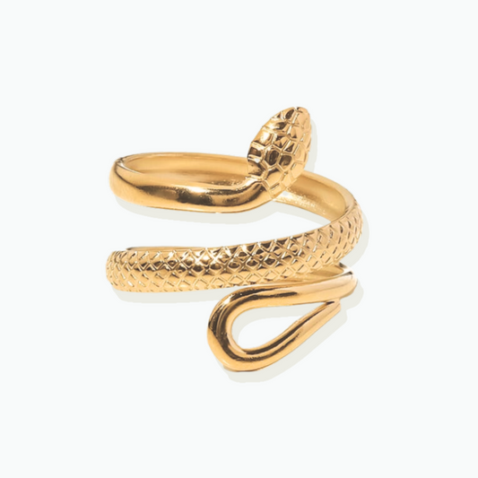 Reputation: Snake Gold 18k Gold Plated Stainless Steel Ring