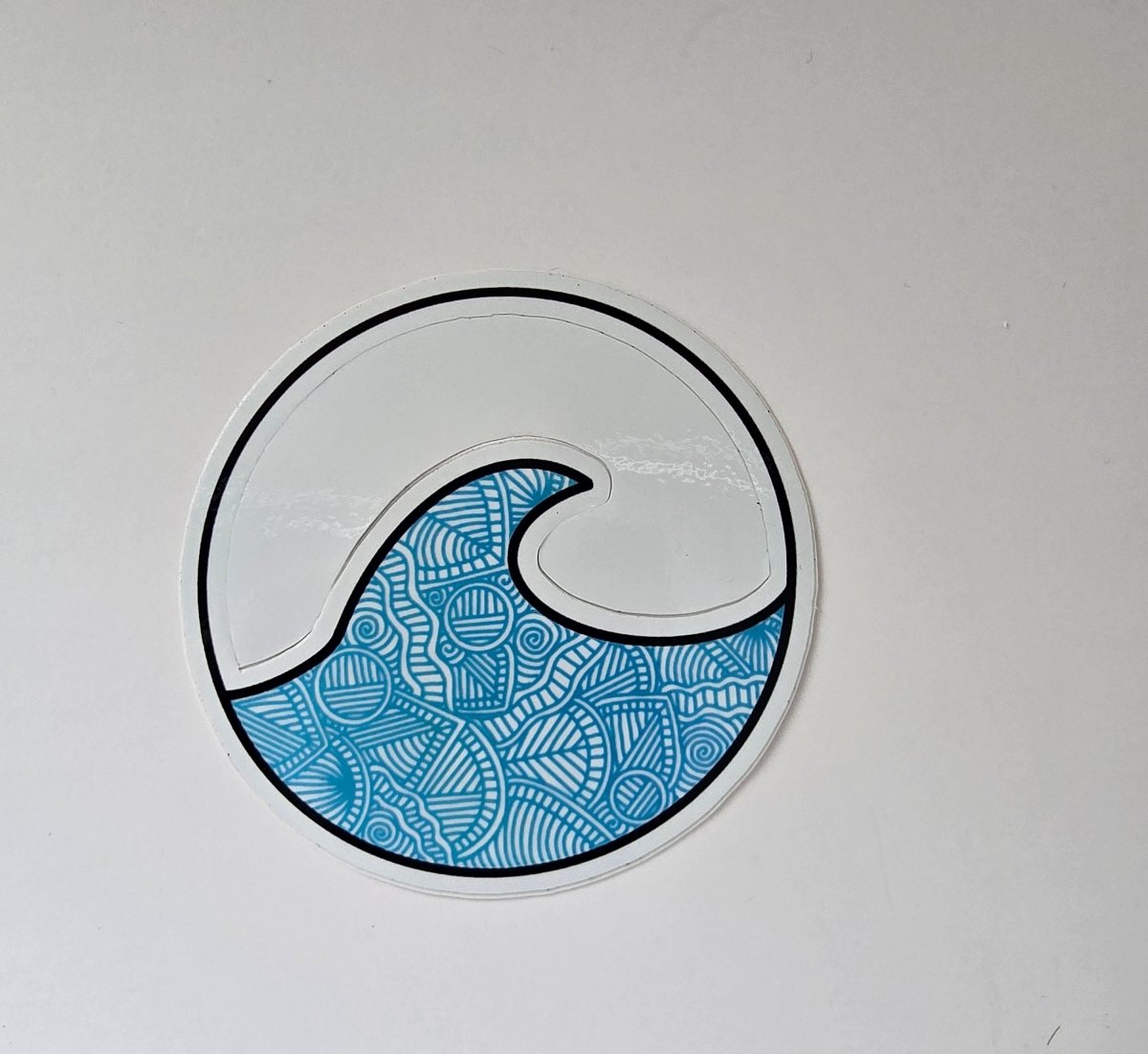 Surf Wave Mandala Stickers