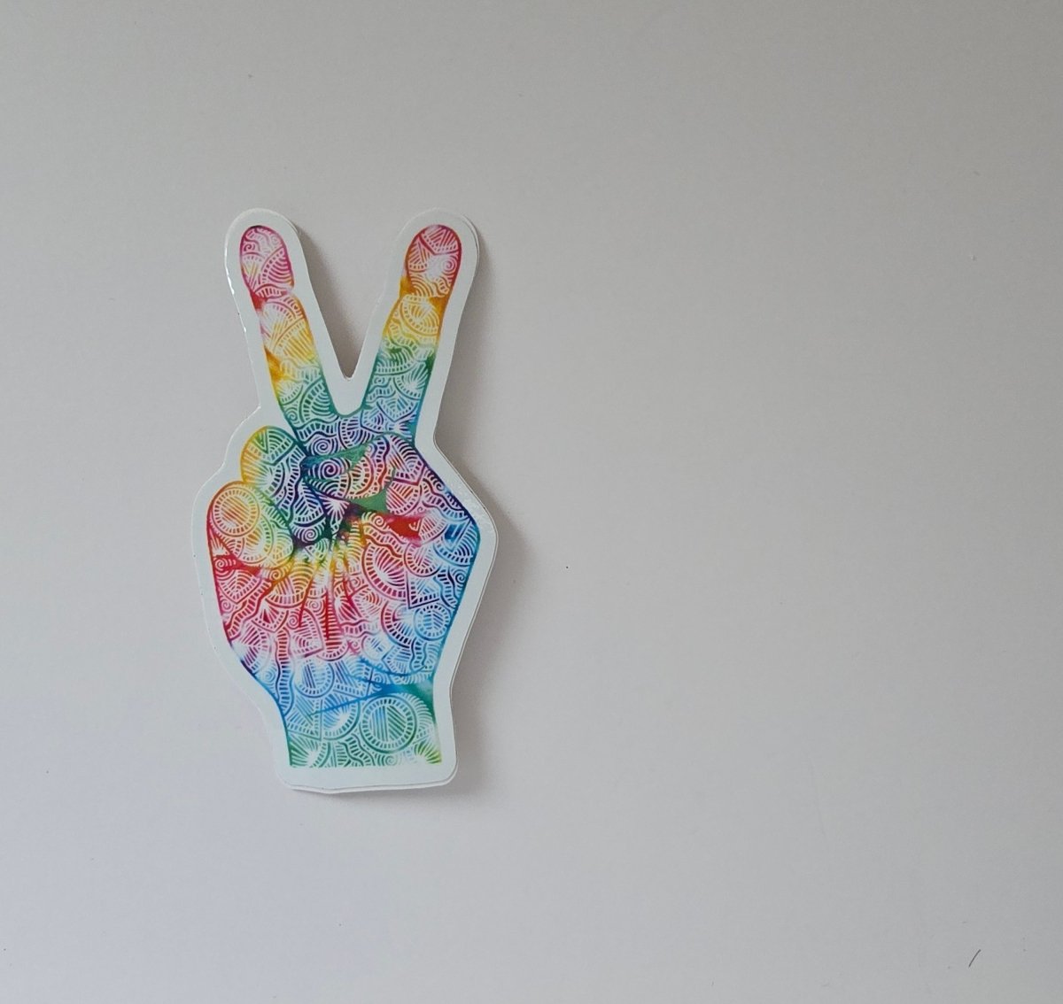 Peace Hand  Mandala Stickers