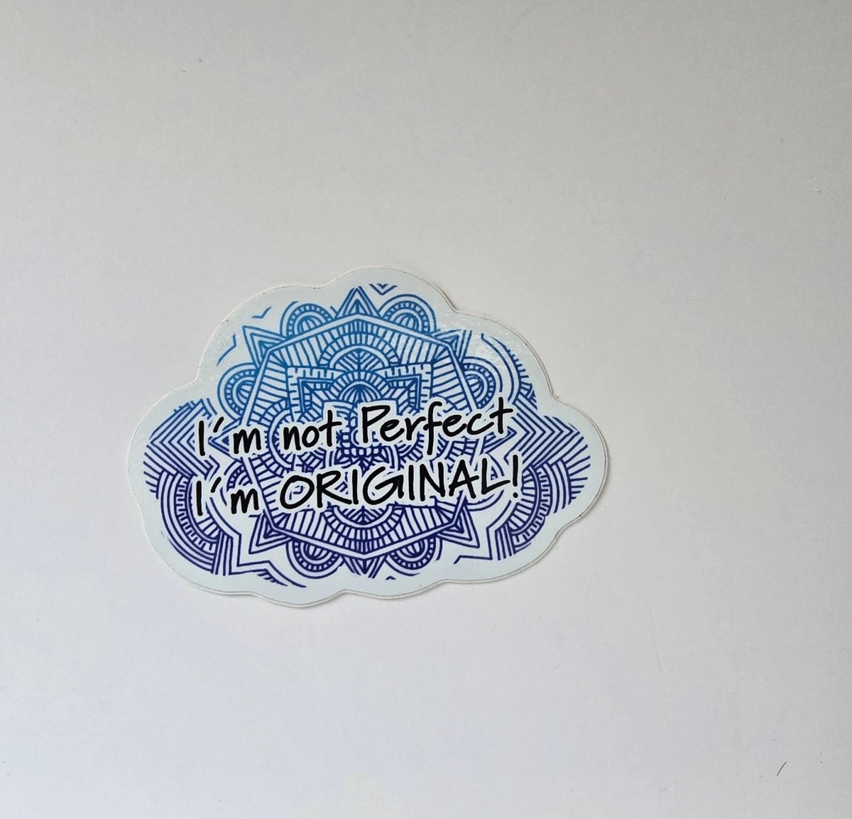 Cloud I am not perfect, I am Original Mandela  Stickers