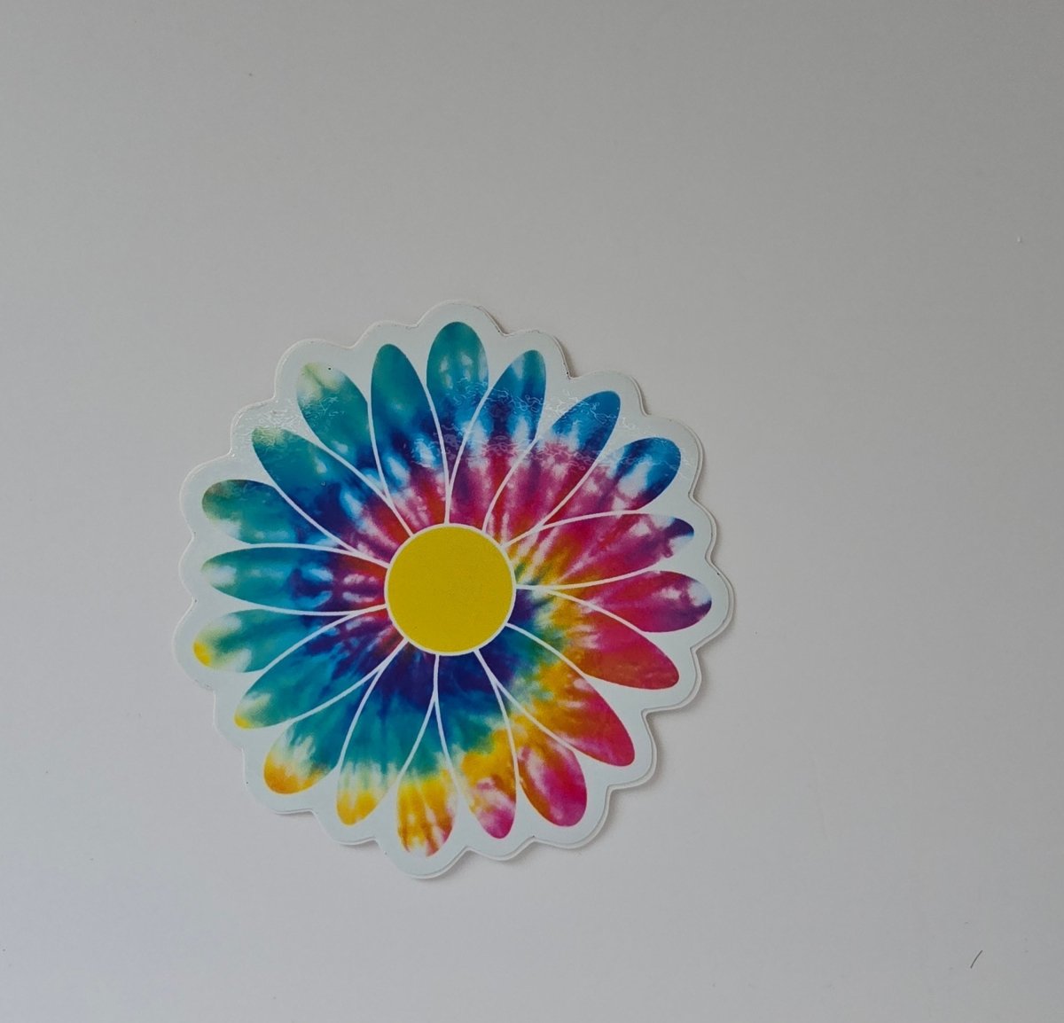 Flor with Rainbow Colors Stickers