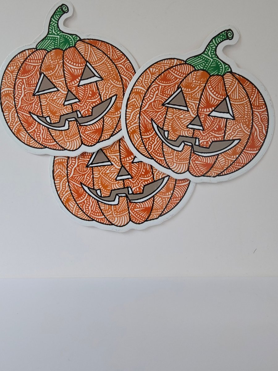 Pumpkin Mandela  Stickers