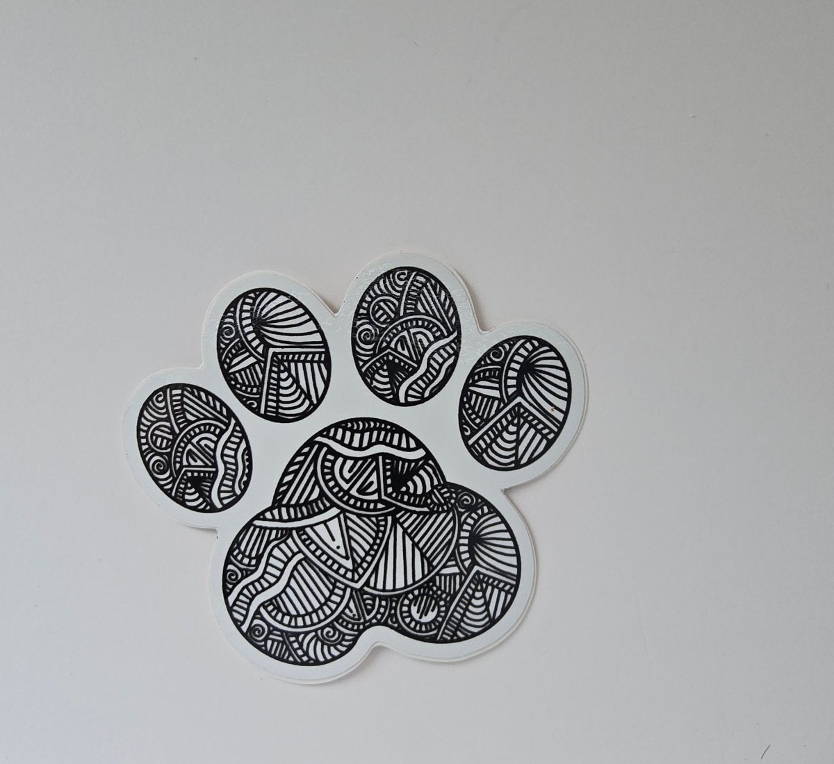 Dog Paw Small Mandela  Stickers