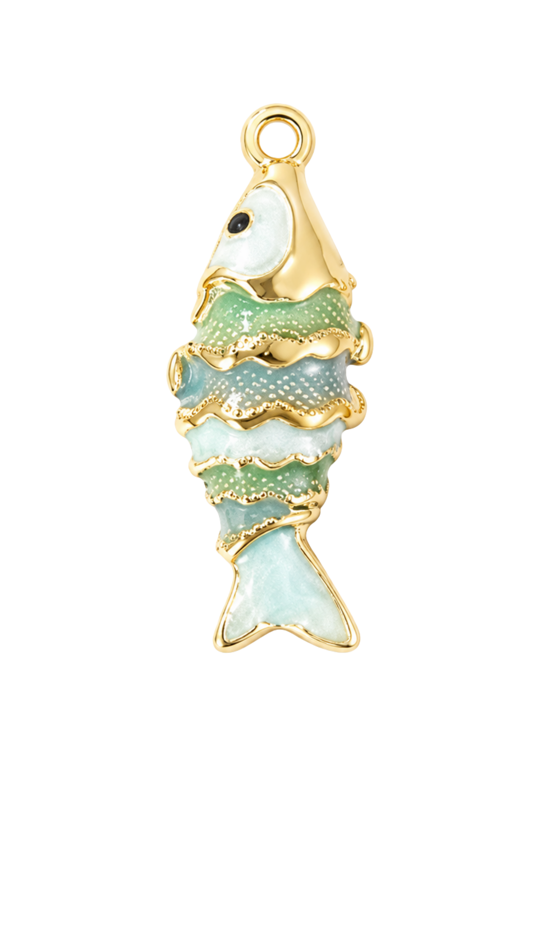 Pastel Small Gold Fish Charm