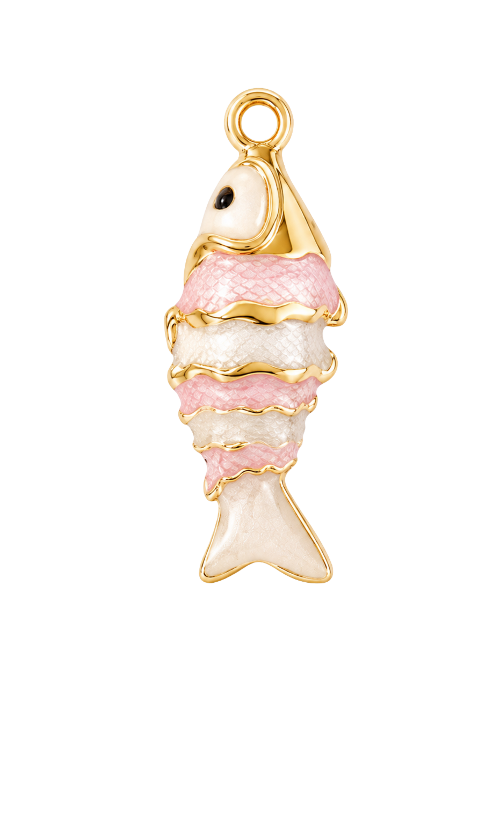 Pastel Small Gold Fish Charm