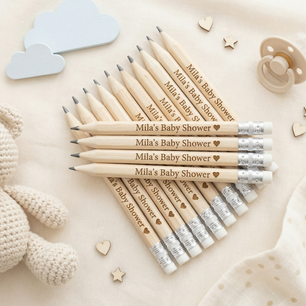 Personalized Baby Shower Pencils