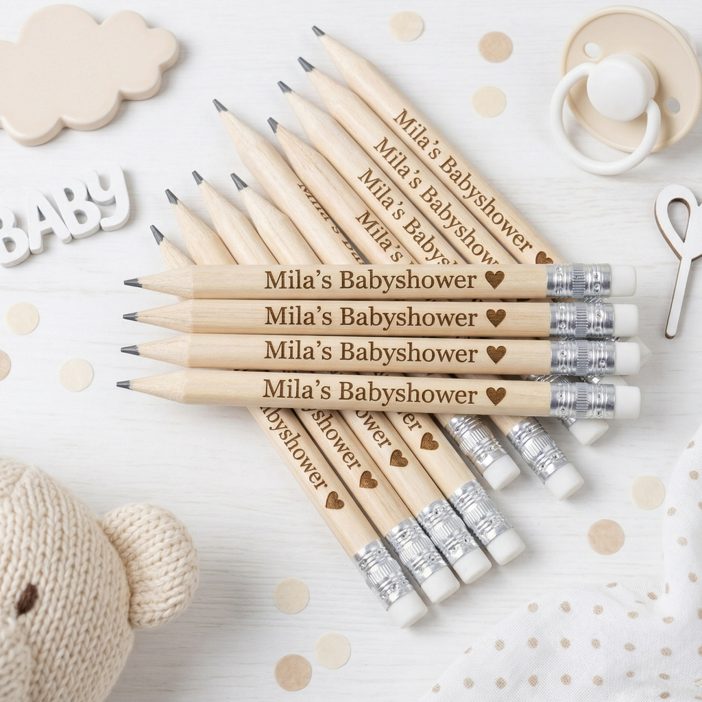 Personalized Baby Shower Pencils