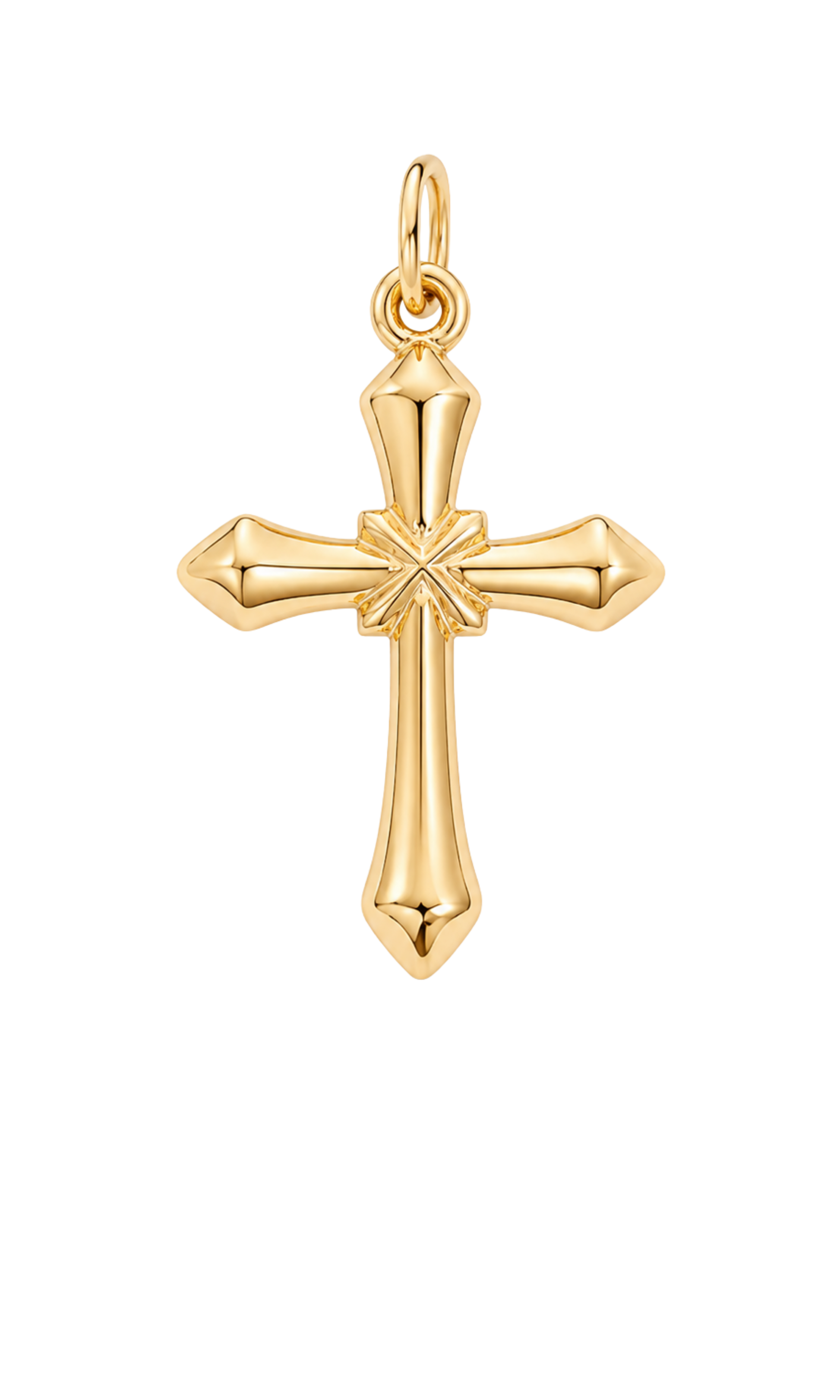 Cross Gold Charm