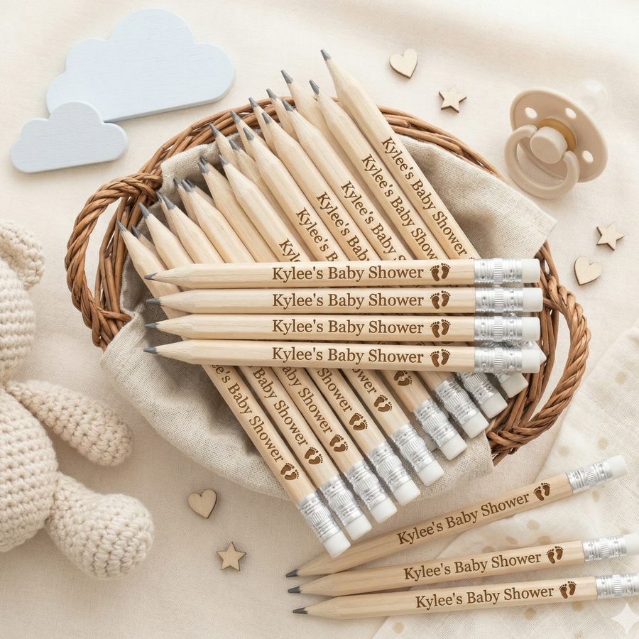 Personalized Baby Shower Pencils