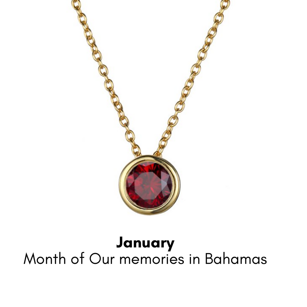 Sabah Birthstone Necklace