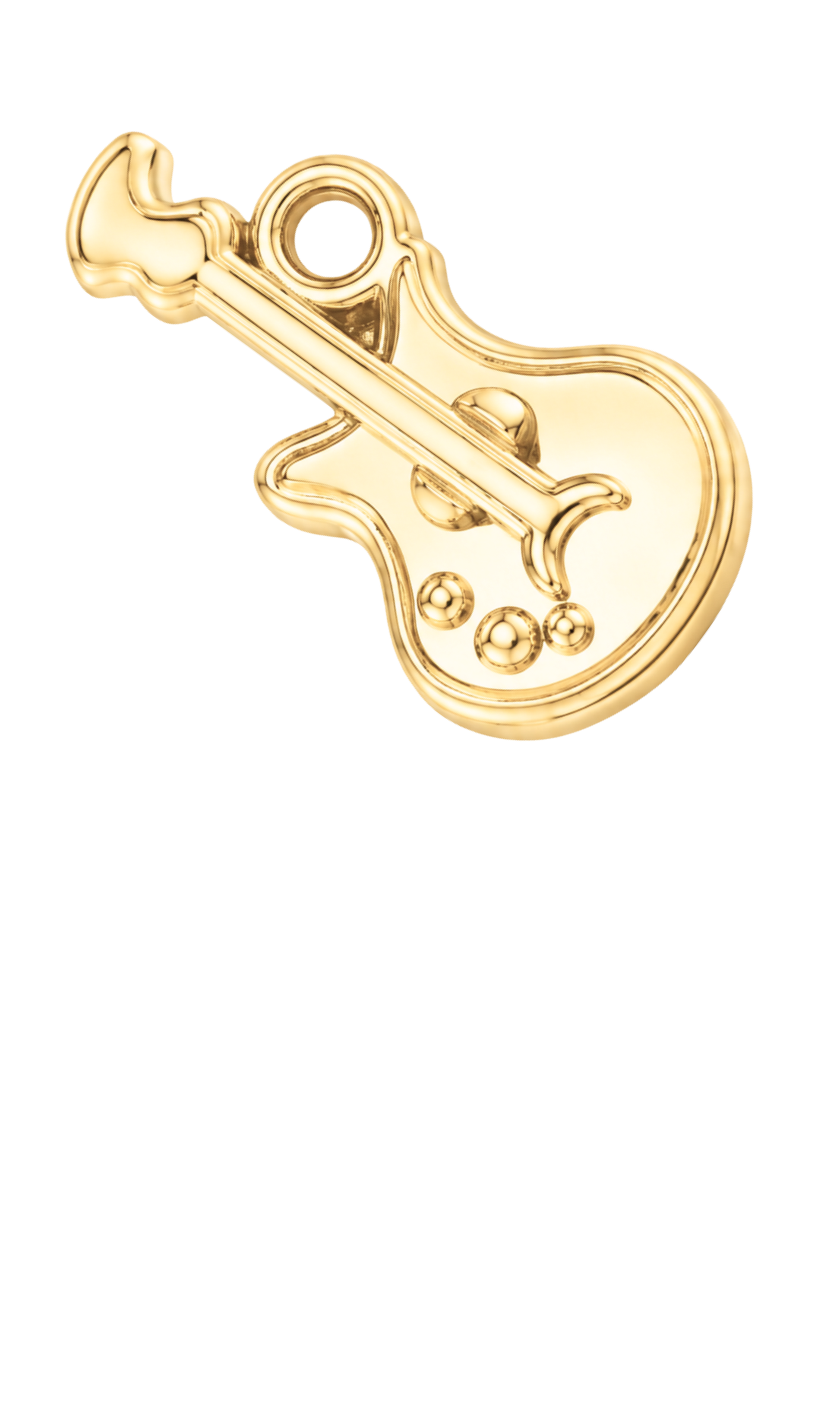 Guitar Gold Charm