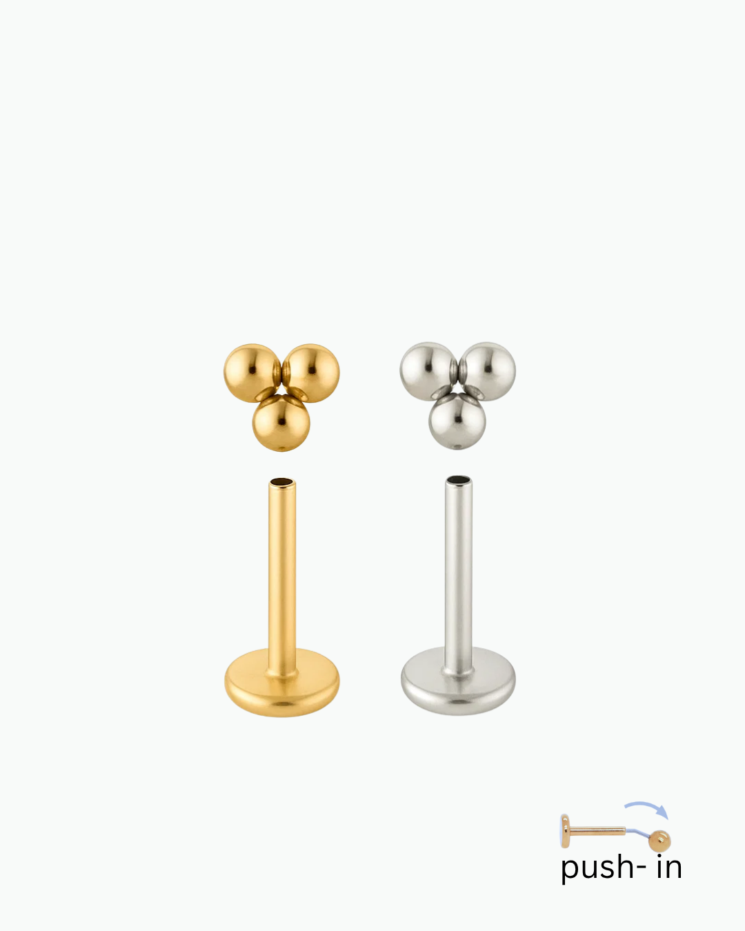 Aashi Push In Flat Back