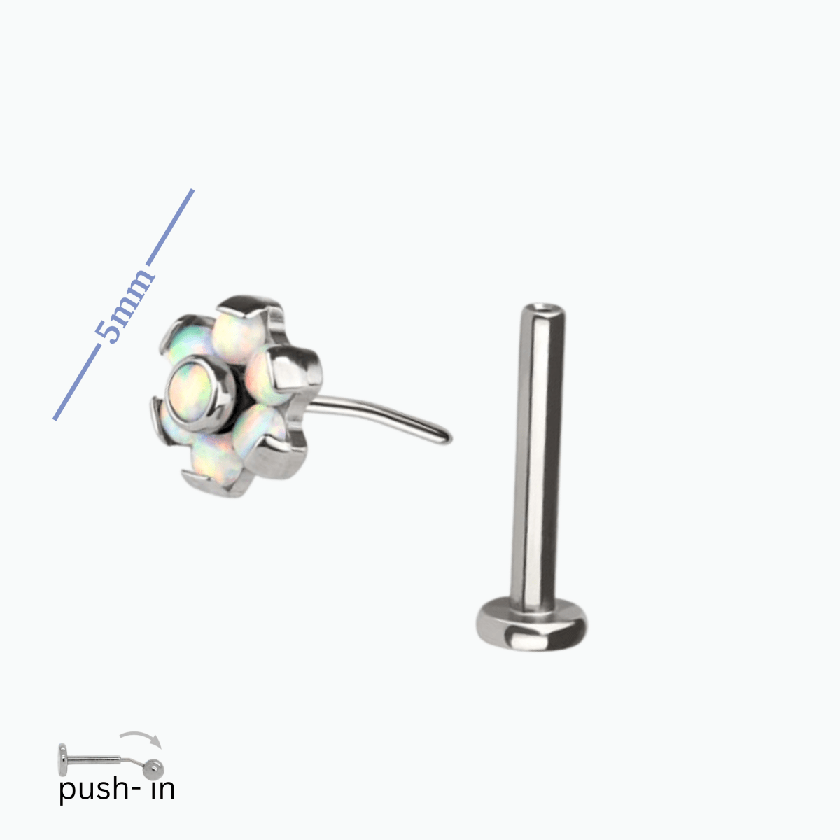 Ainsley Push In Flat Back
