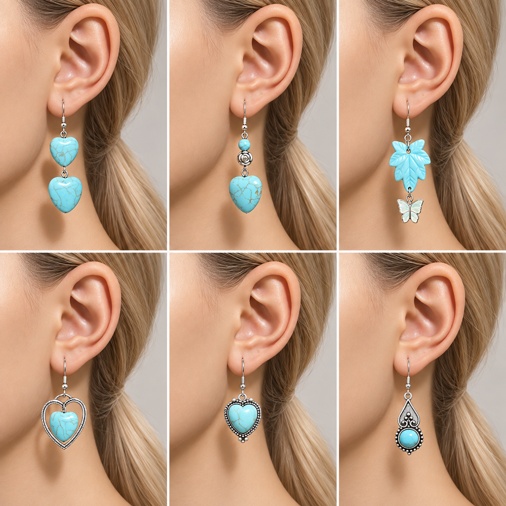 The Valentina Vintage Heart Earrings -  Azzaik