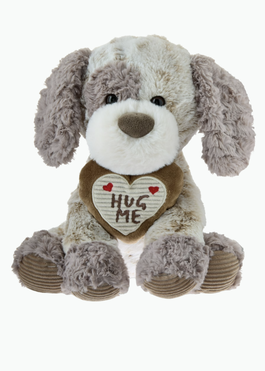 Medium Swirl Dog Plush, Brown, 11", Valentine's Day