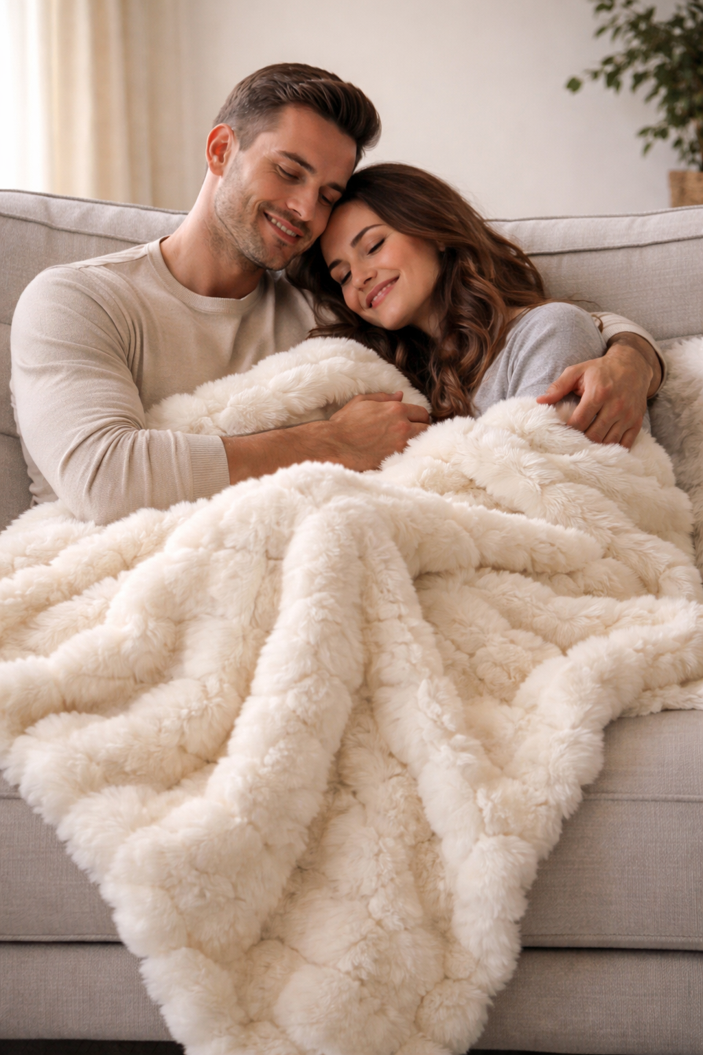 Faux Fur Blanket 50in x 60in