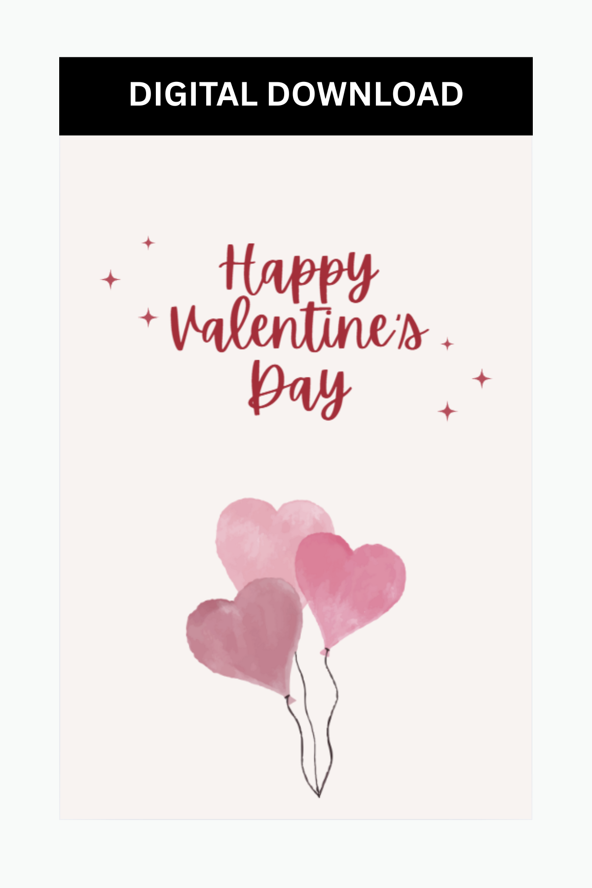 Azzaik Valentine's Day Card Digital - Happy Valentine's Day 2