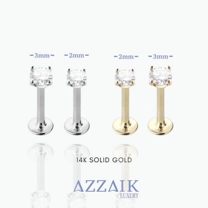 Diana 14k Solid Gold