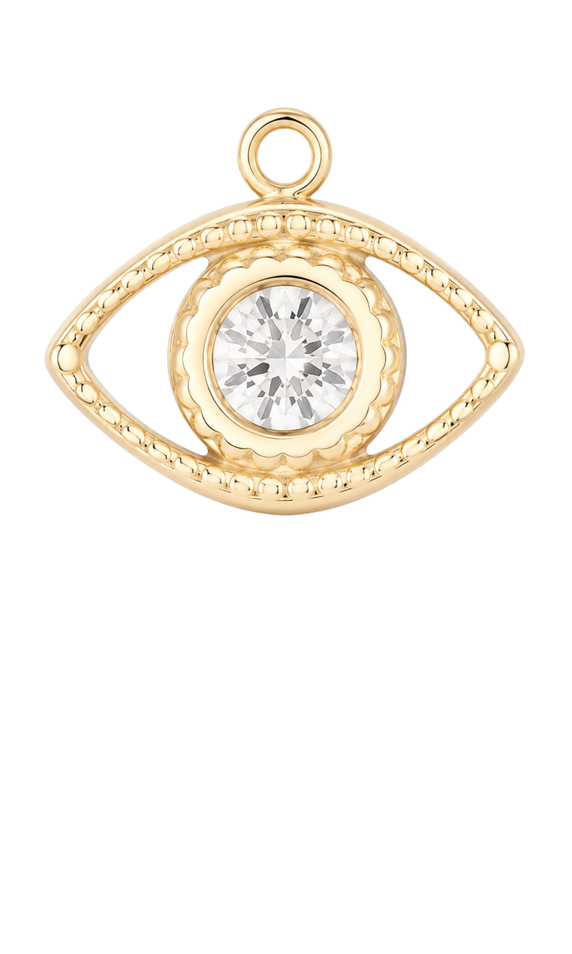 Evil Eye Gold Charm