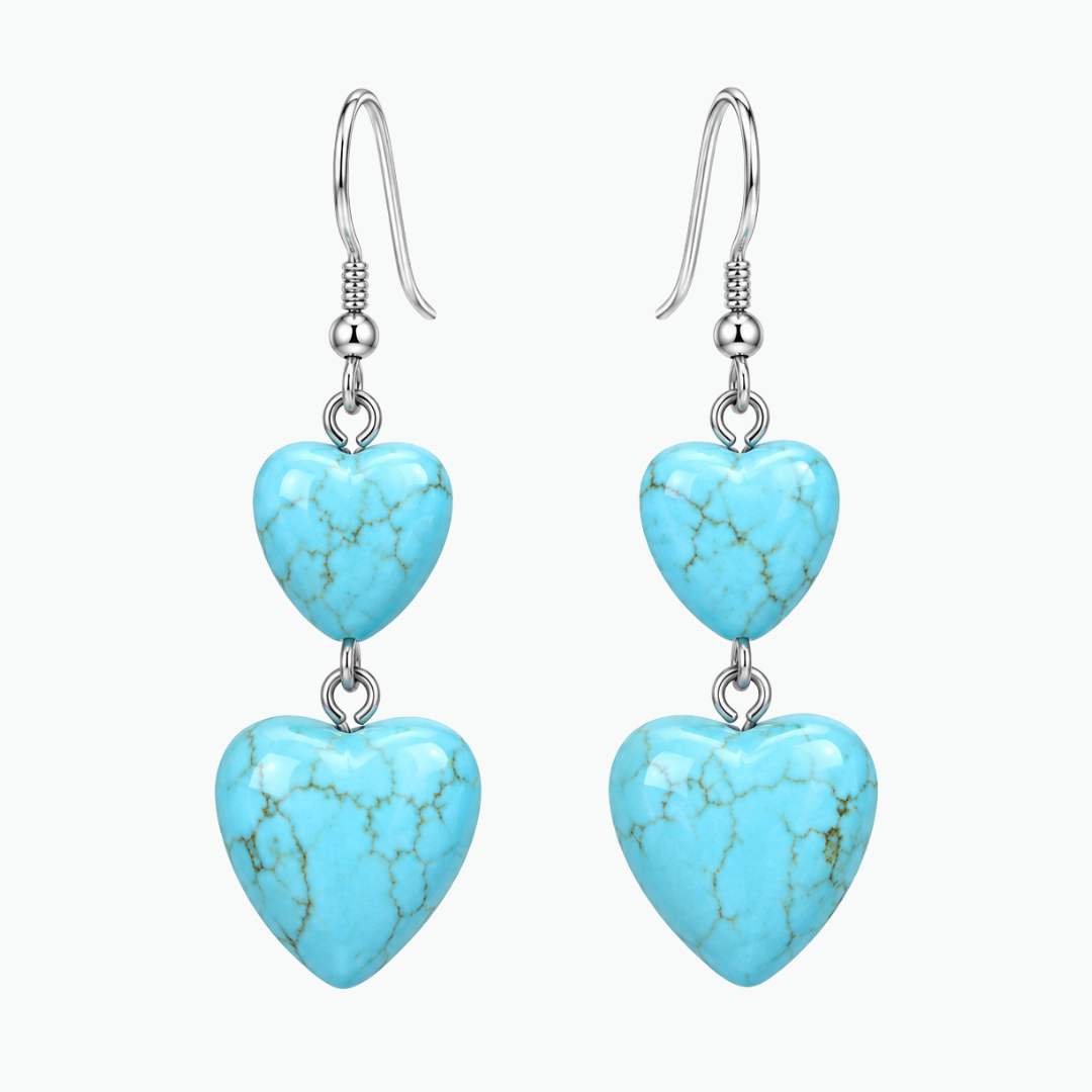 The Valentina Vintage Heart Earrings -  Azzaik