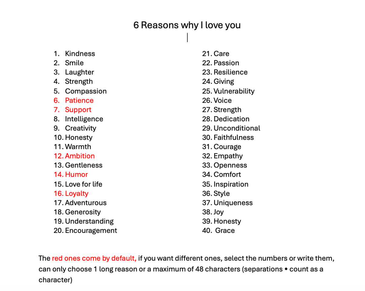 10 Reason Why I Love You