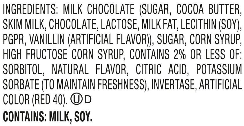 HERSHEY'S KISSES Chocolate Strawberry Flavored, Valentine's Candy Gift Box, 3.6 o