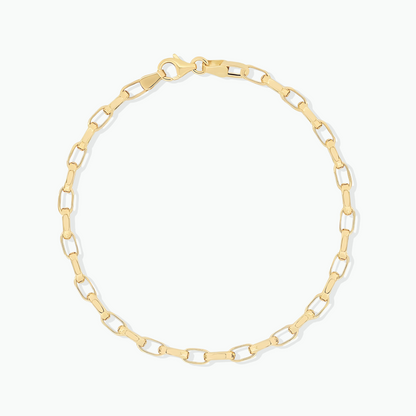 Matilda Bracelet Link Chain 18k Gold Azzaik.com