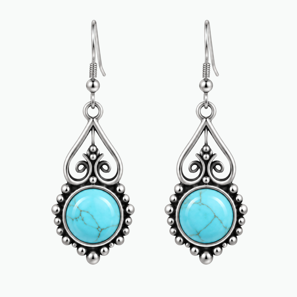 The Valentina Vintage Heart Earrings -  Azzaik