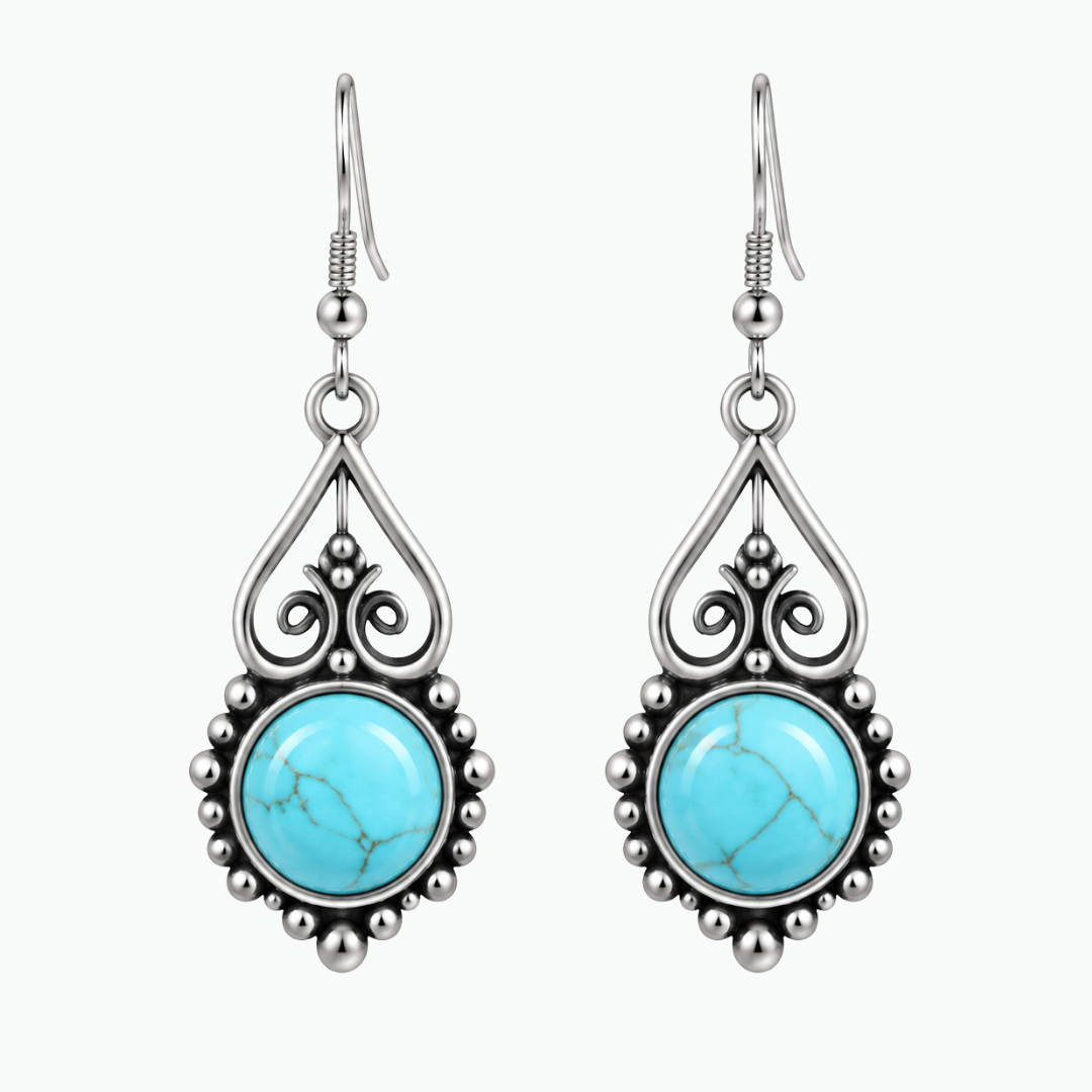 The Valentina Vintage Heart Earrings -  Azzaik